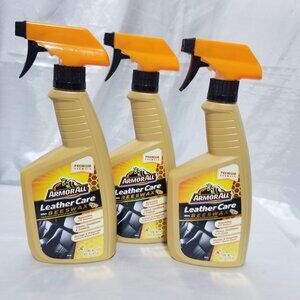 Armor All Leather Care with Beeswax Premium Formula 3 Bottles Brand New